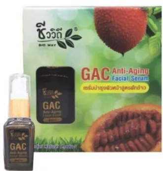 พร้อมส่ง Bio Way Gac Anit-Aging Facial Serum ชีววิถี เซรั่มบำรุงผิวหน้าสูตรฝักข้าว 15 ml.