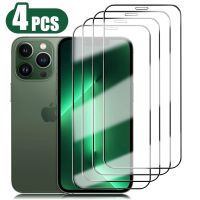 4Pcs Full Cover Screen Protectors for IPhone 13 11 12 Pro Max Mini 13Pro 11Pro 14 PRO XS MAX X XR SE 6S 8 7 Plus Tempered Glass