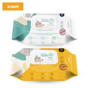 KHĂN ƯỚT CAO CẤP K-MOM HÀN QUỐC VÂN NỔI CÓ NẮP 100C