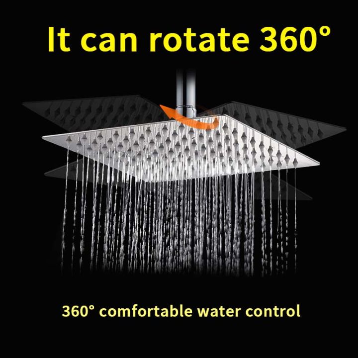 rainfall-shower-head-8inch-stainless-steel-ultra-thin-top-shower-head-360-rotatable-rain-shower-sprayer-bathroom-accessories-showerheads
