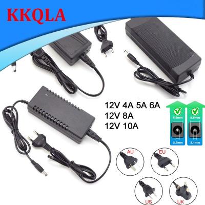 QKKQLA Ac 110V 220V To Dc 12V 4A 5A 6A 8A 10A Adapter Power Supply Converter Charger Switch Power Supplies Led Transformer