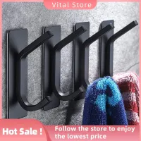 VITAL STORE อุปกรณ์ติดผนัง ตะขอแขวนผ้าเช็ดตัว กาวในตัว 304สแตนเลสสตีล ที่แขวนเสื้อโค้ท ของใหม่ ที่แขวนผนัง ที่แขวนผ้าเช็ดตัว ประตูผนังประตู