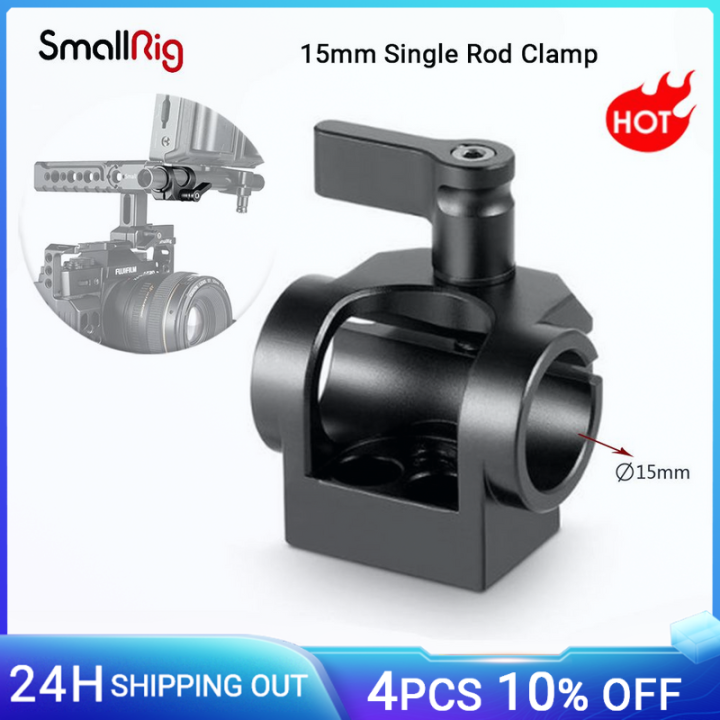 SMALLRIG Morsetto Per Aste 15mm - Clamp Leggero In Alluminio Per Microfoni E Monitor - Foto 8