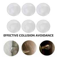 xfcbfDoors Stopper Soft Silicone Wall Protector Self-adhesive Door Handle Bumper Non-slip Round Doors Stop Muffler home improvement