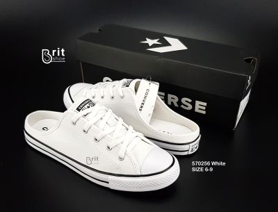 Converse All Star Dainty Mule Slip รองเท้าผ้าใบผญ รองเท้าผ้าใบสีขาว คอนเวิร์สแท้ รหัส 567946