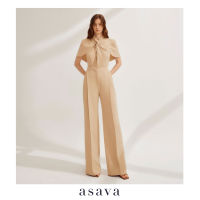 [asava ss23] Asava Pleat Front Pants กางเกงผู้หญิง ขายาว ทรงตรง เอวสูง จีบหน้า กระเป๋าข้าง ซิปหน้า