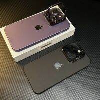 iphone case เหมาะสำหรับ Apple 14 เคสโทรศัพท์มือถือสีทึบ 13pro วงเล็บที่มั่นคงผิวที่ไวต่อเปลือก 12max เลนส์รวมทุกอย่างเคสแข็งบางเฉียบ