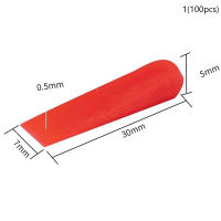 shounagui ที่ปรับระดับกระเบื้องพลาสติก100ชิ้นคลิปหนีบตำแหน่งแบบใช้ซ้ำได้แผ่นปรับความสูงได้
