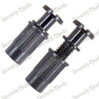 WK-2 Pcs Black Tune-O-Matic Bridge Stop Tailpiece Studs &amp; Anchors for Electric Guitar Replacement parts