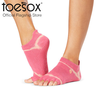 [New Collection]ToeSox Grip Half Toe Low Rise ถุงเท้าพิลาทิส ถุงเท้ากันลื่นเปิดนิ้วเท้า รุ่น Low Rise (Spring Fever)