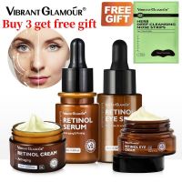 ★ซื้อ3แถมของขวัญฟรี★VIBRANT GLAMOR Natural Retinol Anti-Aging Serum Cream Firming Lifting Anti-Aging Anti-Wrinkle Whitening Brightening Moisturizing Facial Cream-100% Ori