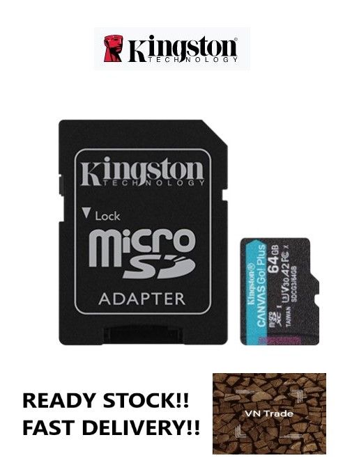 Kingston Canvas Go Plus microSD Memory Card