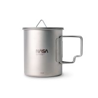 Teranuvo x elago x NASA Camping Titanium Mug 450ML แก้ววัสดุไทเทเนียม แคปปิ้ง สินค้าพร้อมส่ง