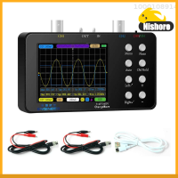 Nishore-ออสซิลโลสโคปแบบดิจิตอลแบบพกพาขนาดกะทัดรัด50ม. Oscilloscope 10ม. แอนะล็อกแบนด์วิธแบบใช้มือถือออสซิลโลสโคปปัจจุบันแบบ Lissajous 6A การวัดรูปคลื่นกระแสไฟฟ้าแบบคู่แชนเนลอสซิลโลสโคปหลายโหมดการขยายตัว