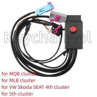 1Set MQB Cluster 12V Power Cable 4Th ID48 Key Program Cable 5Th Cluster Cable MQB NEC35XX Cable MQB48 Instrument Cable Fit VVDI2