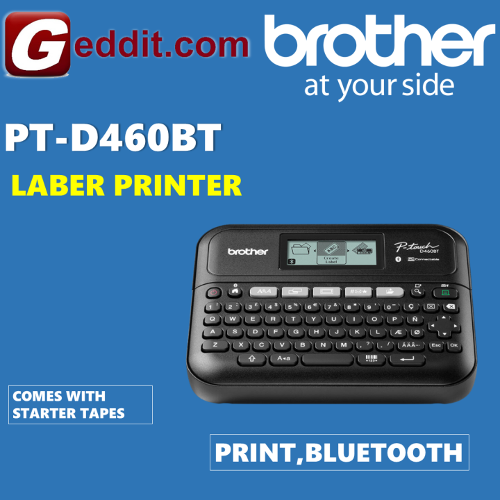 BROTHER PTD460BT HANDHELD PTOUCH LABELING MACHINE BLUETOOTH USB