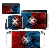 Monster Hunter X Nintendoswitch Skin Cover Sticker Decal for Nintendo Switch OLED Console Joy-con Controller Dock Vinyl