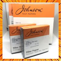 กระดาษกรองสาร Filter Paper เบอร์ 1, Johnson (grade304), บรรจุ 100 แผ่น/กล่อง กรณีสินค้ามีสี ไซท์ เบอร์รบกวนลุกค้าทักมาสอบถามหรือเเจ้งที่เเชทก่อนสั่งสินค้าด้วยนะคะ