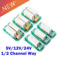 5A 1 2ช่อง5V12V24V โมดูลรีเลย์ Low Level Trigger Solid State Relay DC บอร์ดควบคุม DC อุปกรณ์เฟสเดียว