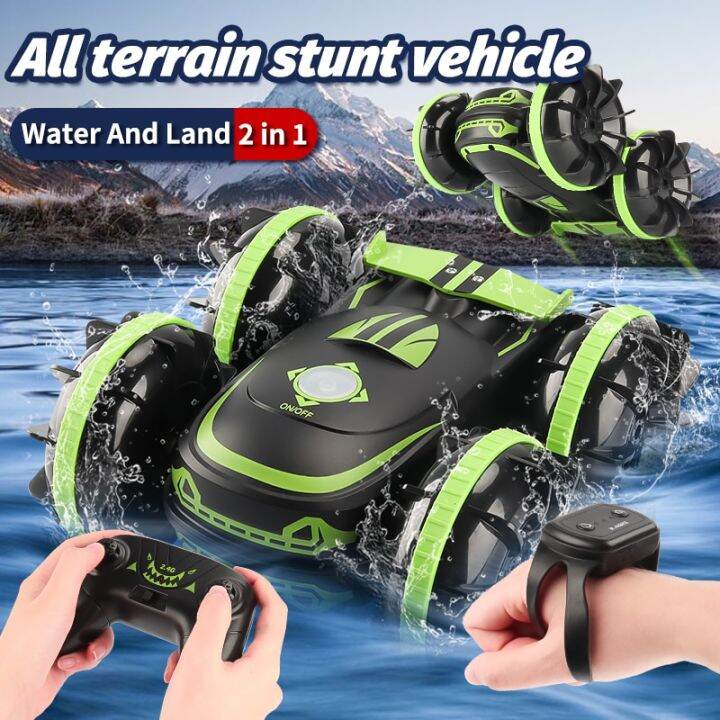 rc-car-toys-4wd-amphibious-vehicle-boat-remote-control-cars-rc-gesture-controlled-stunt-drift-car-toy-for-kids-adults-children