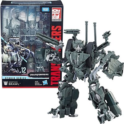 Original Transformers Studio Series 12 Voyager Class Movie 1 Decepticon Brawl Action Figure Toys For Children