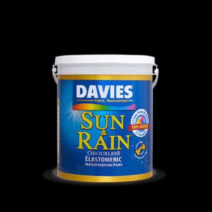 davies sun and rain paint elastomeric waterproofing boysen odorless