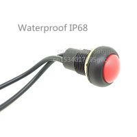 Mini Waterproof Button Switch Underwater Switch Vehicle and Ship Yacht Button Switch With Wire Switch