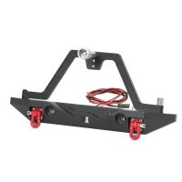 Metal Bumper with Led Lights for 1/10 RC Crawler Axial SCX10 90046 SCX10 III AXI03007 TRAXXAS TRX4