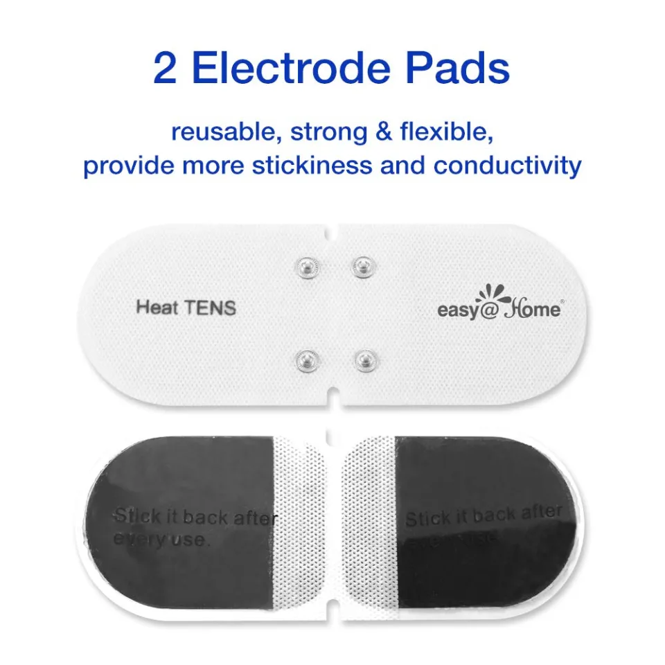 Easy@Home TENS Unit Muscle Stimulator - Electronic Pulse Massager, 510K  Cleared, FSA Eligible OTC Home Use handheld Pain Relief therapy Device-Pain