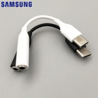 【Super Like】✒♀S21 Samsung ของแท้ S20 FE USB อะแดปเตอร์หูฟังอุปกรณ์เสริมสายออดิโอแจ็ค3.5มม. สำหรับ Galaxy S22อัลตร้า Note 10 A53 A73 5G