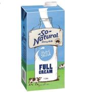 Sữa tươi Úc So Natural 1 Lít