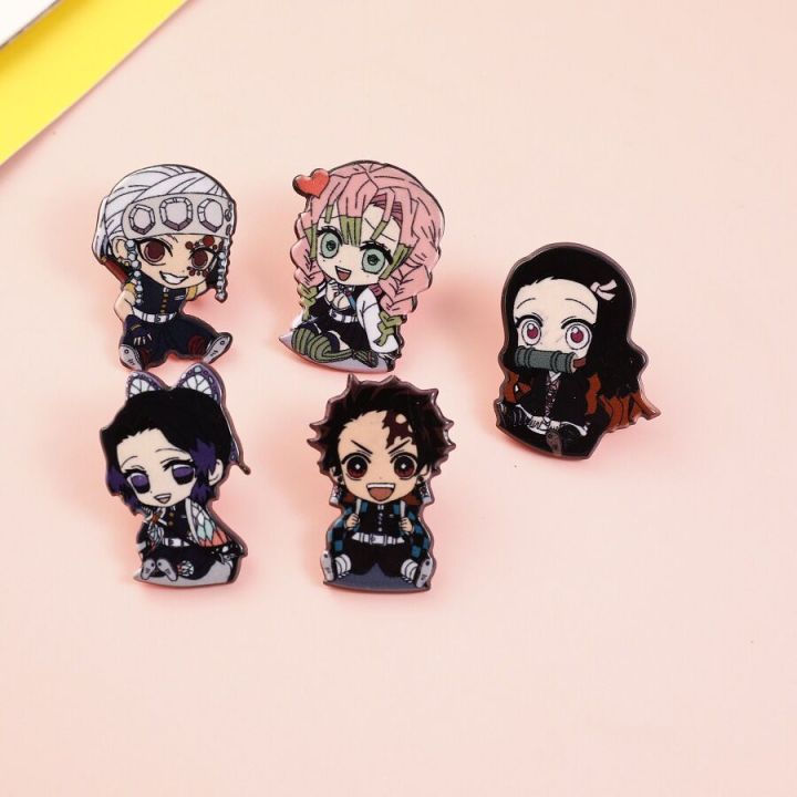 wholesale-20pcs-anime-demon-slayer-acrylic-brooch-tanjirou-nezuko-badge-pins-diy-decoration-backpack-clothes-hat-gifts