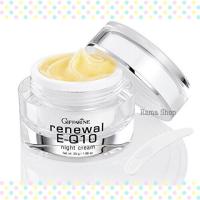 รีนิวเวิล อี คิวเทน ไนท์ ครีม กิฟฟารีน Renewal E-Q10 Night Cream  ครีมบำรุงผิวหน้า และรอบดวงตา