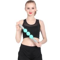 【cw】 Back Massages Balls MuscleFitnessColumnRelaxSpiky Back Waist Arm Leg Foot Massage Stick Gym Equipment