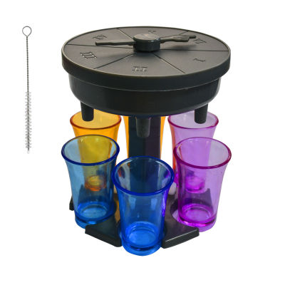 Christmas Wine Dispenser Home Liquor Tool Accessories Rack Party Bar Whisky Beer Drinking Games Holder 6 Shot Glass Portable