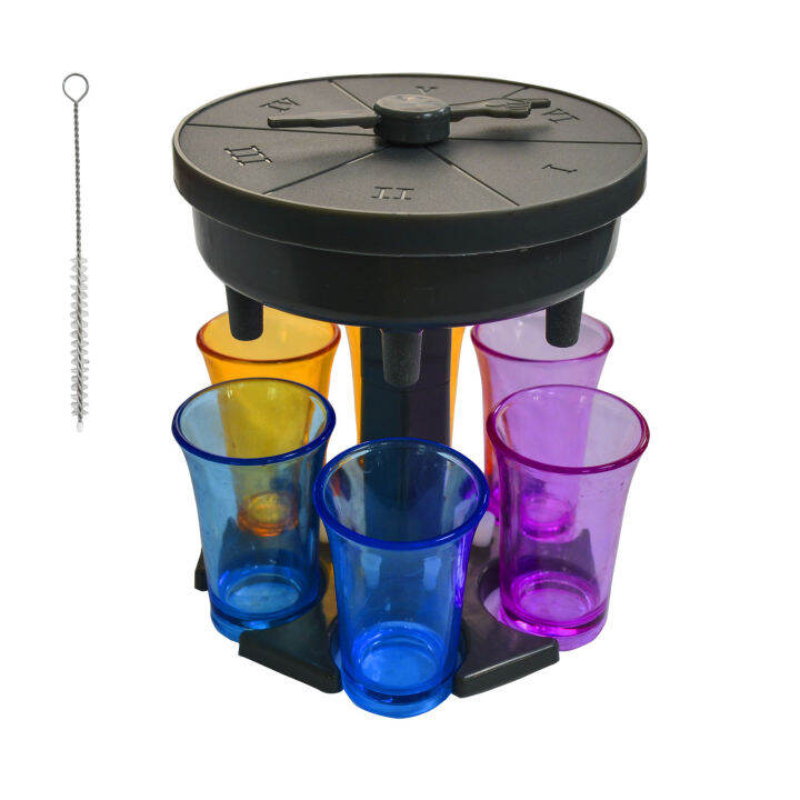 christmas-wine-dispenser-home-liquor-tool-accessories-rack-party-bar-whisky-beer-drinking-games-holder-6-shot-glass-portable