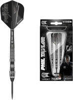 Target Darts Phil Taylor Power 8-Zero Black P8Z4 80% Tungsten Steel Tip Darts Set 23G