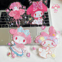 5PCS Kawaii Sanrio My Melody Storage Bag Anime Cute Portable Transparency Waterproof Food Sealed Bag Toys For Girls Gifts