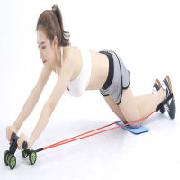 Abdominal wheel men and women fitness equipment household multifunctional abdomen roll belly wheel.