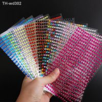 Party Acrylic Sticker 3mm 4mm 5mm 6mm Diy crystal Diamond Self Adhesive Rhinestone Stickers for mobile phone case decoration