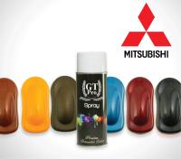 สีสเปรย์2K GT Pro Mitsubishi X08 สีดำ