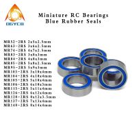 【LZ】●☞  Rolamentos de esferas em miniatura com azul selado rolamento MR95RS ABEC-3 5x9x3mm MR95-2RS MR95 2RS L-950DD 10pcs