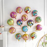 5/10pcs 18inch Disney Princess Foil Balloons Snow White Belle Elsa Air Globos Girls Birthday Party Baby Shower Decorations Toys Artificial Flowers  Pl