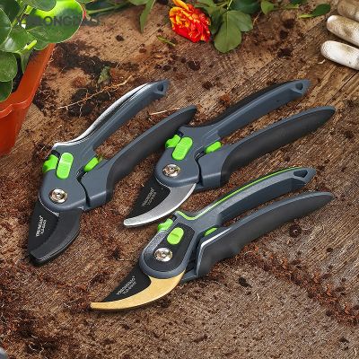 Garden steel pruning shears home fruit tree potted greening durable labor-saving tools orchard home gardening pruning