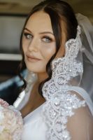 Sparkling Sequins Bride Cathedral Bridal Veils Lace Edge 1 Layer With Metal Comb 3 Meters Long Wedding Veil Wedding Accessories Hair Accessories