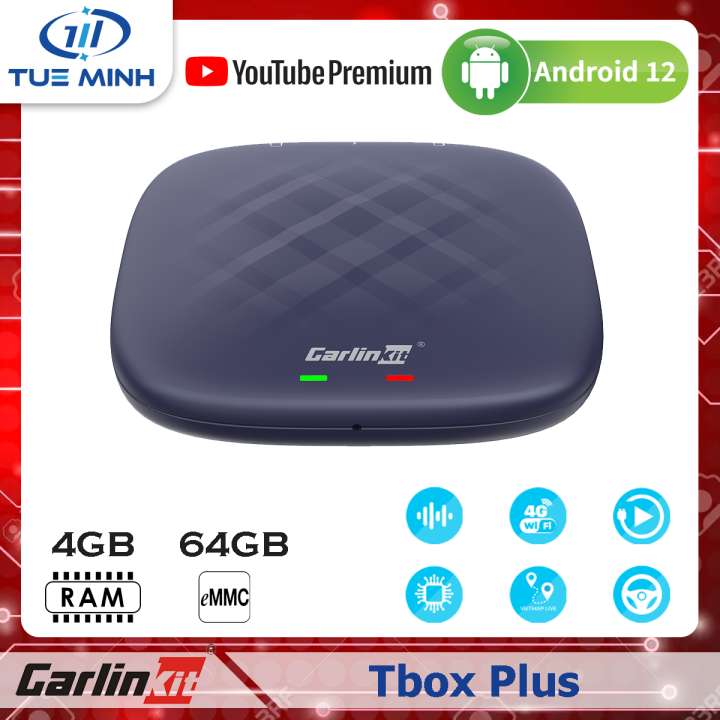 Android Box Carlinkit Tbox Plus - Ram 4GB, Bộ nhớ trong 64GB