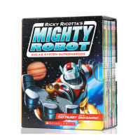 English original genuine Ricky ricottas mighty robot 8 volumes boxed English original full-color Bridge Book humorous funny story underpants Superman author