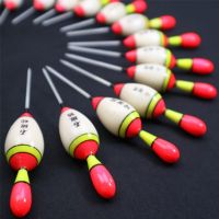 ♣✲ Exquisite Carp Portable Wooden Long Thick Tail Fishing Floats Balsa Wood Balsa Flotteur Fluorescent Color Sea Fishing Gear