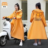 Cartoon raincoat electric car long full body rainstorm protection cycling hiking  battery bike bicycle backpack rain poncho