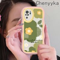 เคส Chenyyka สำหรับ Xiaomi POCO M5s Redmi Note 10 4G Note 10S Note 10S Note 10 Pro Note 11 SE เคสลายการ์ตูนแฟชั่นลายดอกไม้สีสันสดใสขอบเคสซิลิโคนกันกระแทกป้องกันเลนส์กล้องเคสนิ่มโปร่งใส